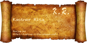 Kastner Rita névjegykártya